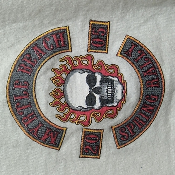 Lightning Clothing 05' Vint Myrtle Beach Spring Rally Tank Made In Russia Sz.M - Picture 4 of 6